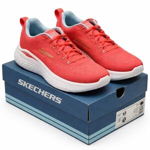 Skechers GOrun Running Shoes Coral Pink Size 6 Women Excellent Condition